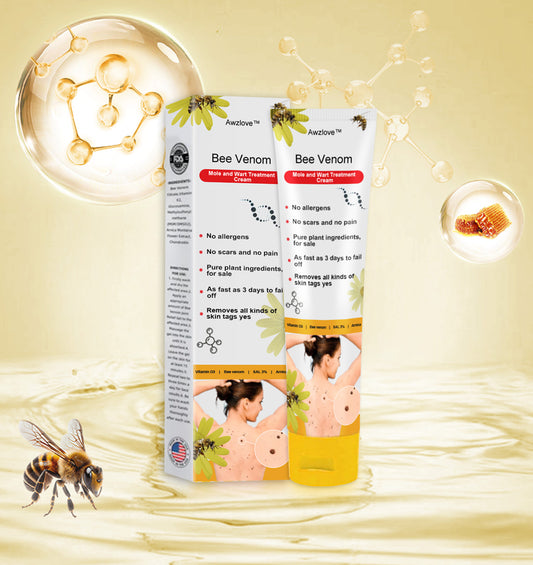 🔥FREE for First 500 Customers🔥Just Today!!!🐝Awzlove™ Bee Venom Mole and Wart Treatment Cream(👨‍⚕AAD RECOMMENDS)